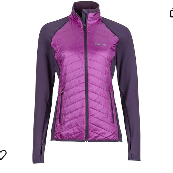 MARMOT Jackets & Blazers - MARMONT VARIANT JACKET NIGHTSHADE/PURPLE ORCHID ZIP UP QUILTED WOMENS SZ SMALL